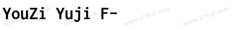 YouZi Yuji F字体转换